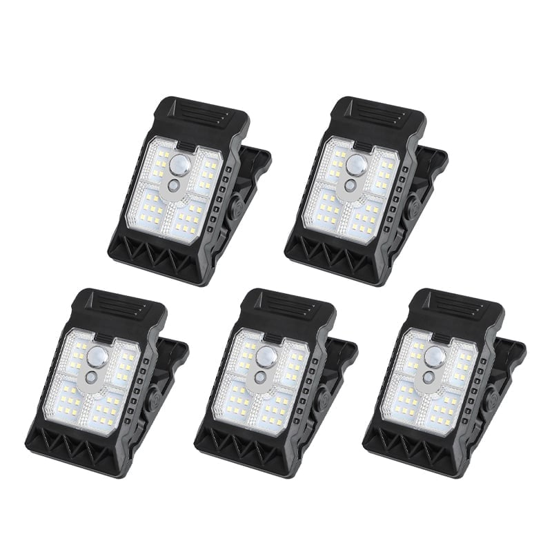 💡USB & Solar Powered Motion Sensor Clip Lights