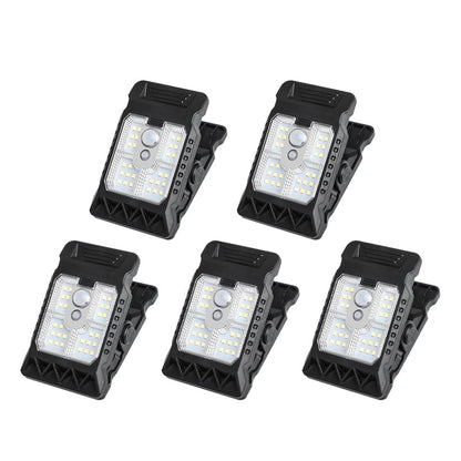 💡USB & Solar Powered Motion Sensor Clip Lights