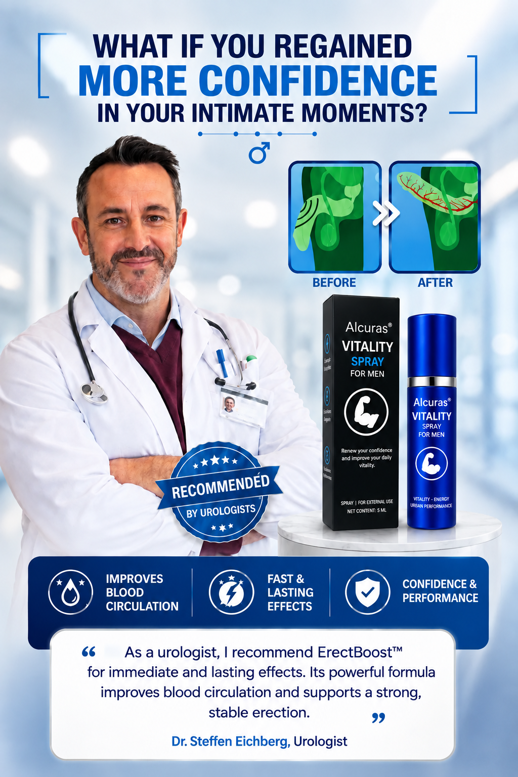 ⚡Works in Seconds, No More Waiting!⚡37-Second Erection Spray