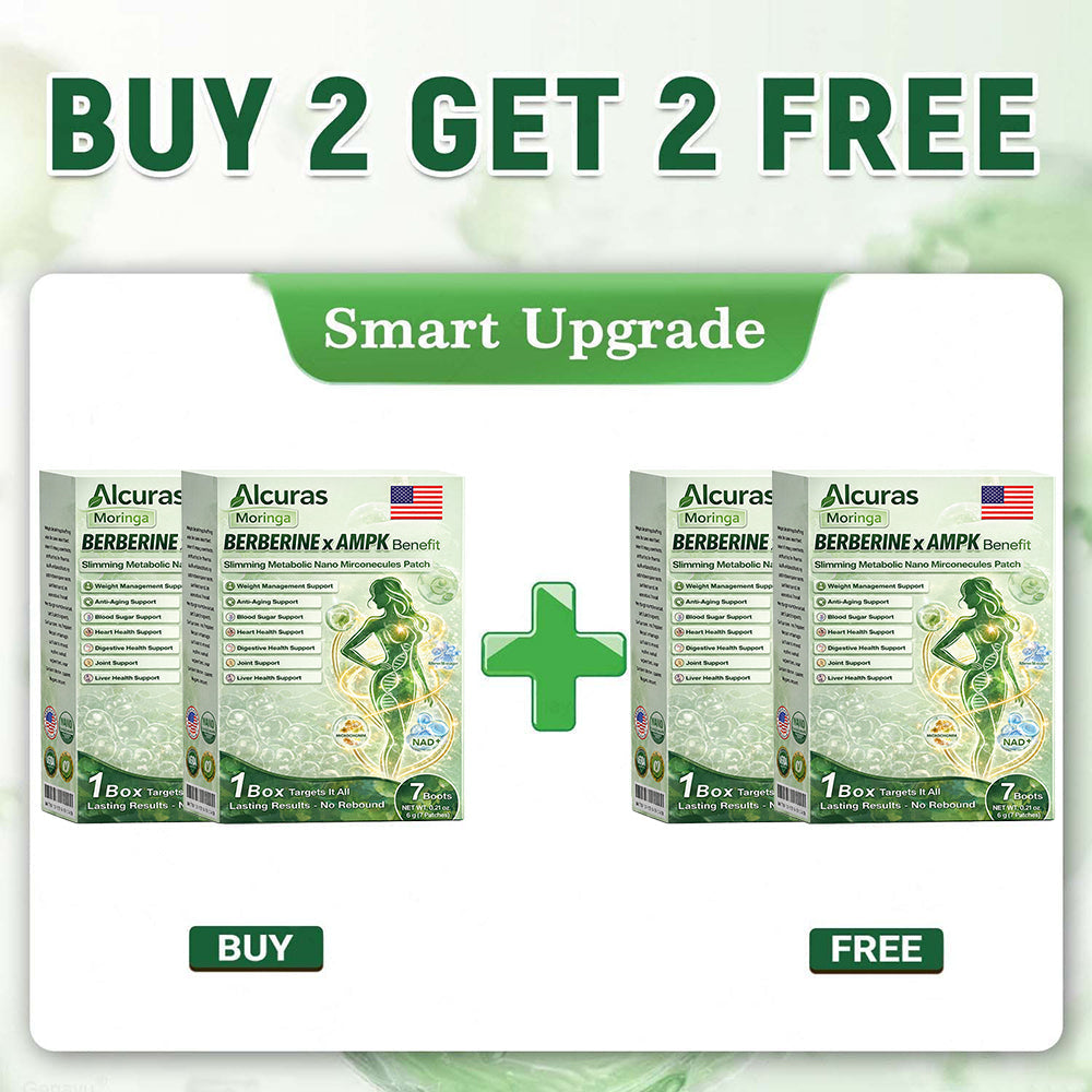 Official Store🧑‍⚕️| Alcuras™ Moringa × Berberine × AMPK 8-Benefit Slimming & Metabolic Nano Microneedle Patch 🇺🇸  Just once a day · Visible changes in 7 days  ✅ For obesity, loose skin, diabetes, sleep apnea, joint issues, and more