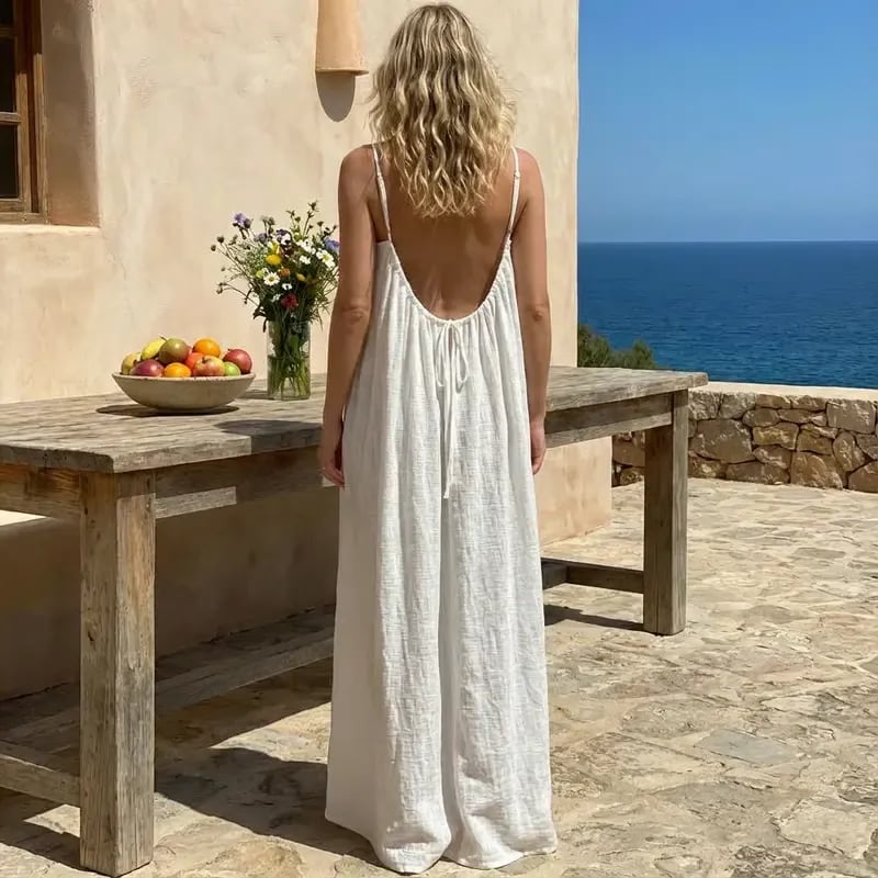Feel Irresistible✨Together — Elegant Backless Cami Dress for Romantic Moments(Buy 3 Free Shipping)