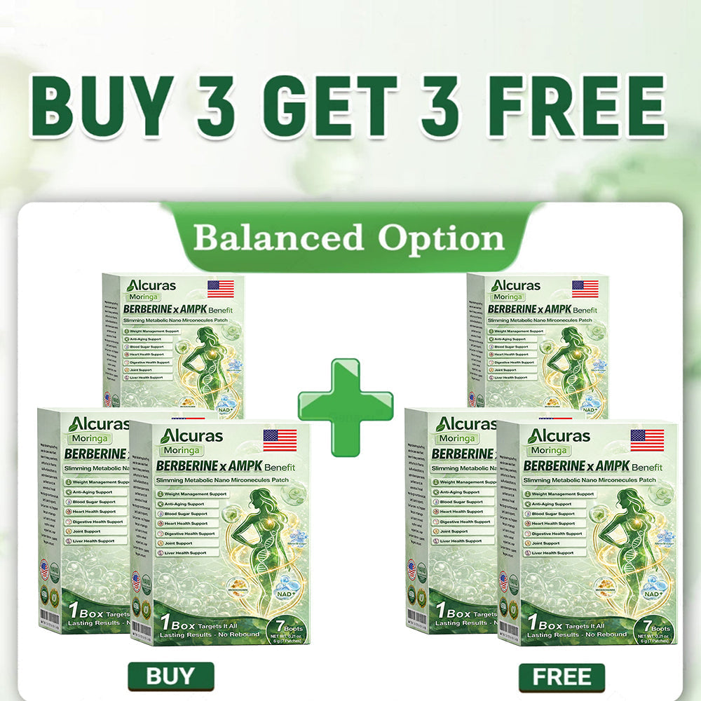 Official Store🧑‍⚕️| Alcuras™ Moringa × Berberine × AMPK 8-Benefit Slimming & Metabolic Nano Microneedle Patch 🇺🇸  Just once a day · Visible changes in 7 days  ✅ For obesity, loose skin, diabetes, sleep apnea, joint issues, and more