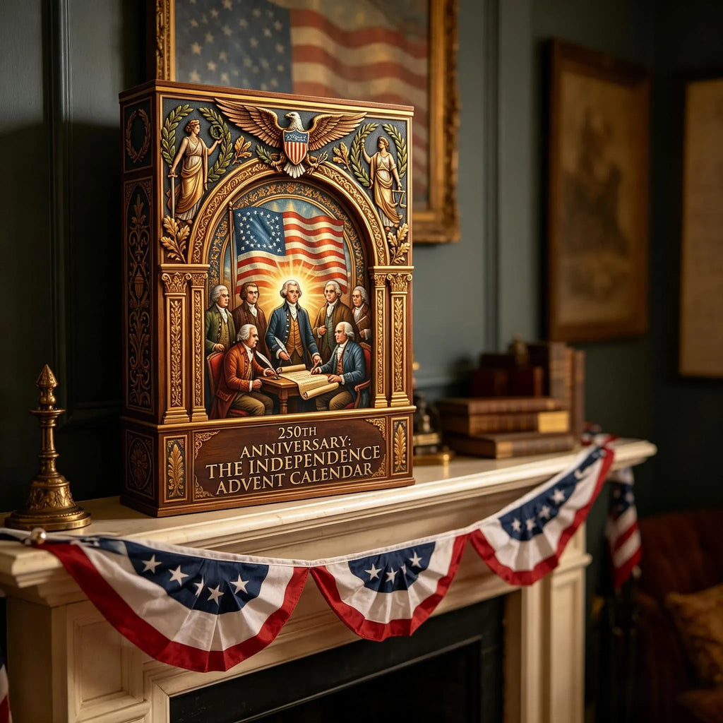 🇺🇸 LAST CHANCE — 250th ANNIVERSARY EDITION 🎖️ The Independence Advent Calendar 24 Days. 24 Stories. One Nation.