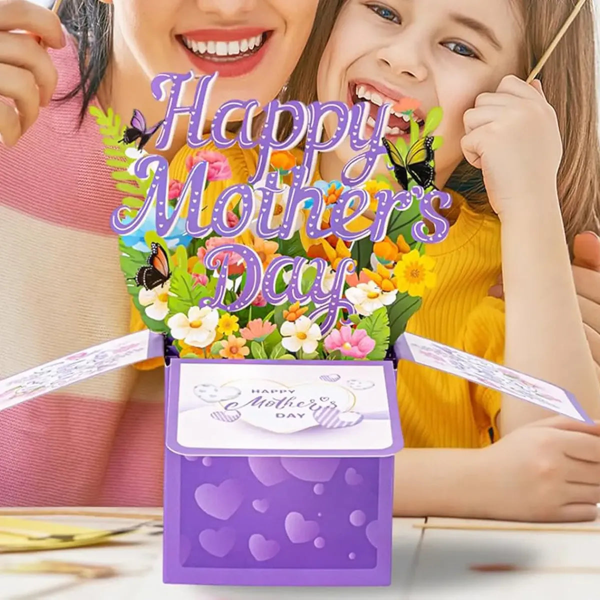 🔥 LAST DAY 50% OFF 💐 Magic 3D Pop-Up Floral Greeting Card 💖 Not just a card — a moment she’ll remember.