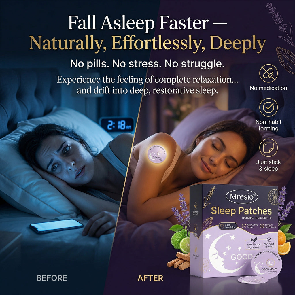 Sleep Patches — Fall Asleep in Minutes, Without Pills