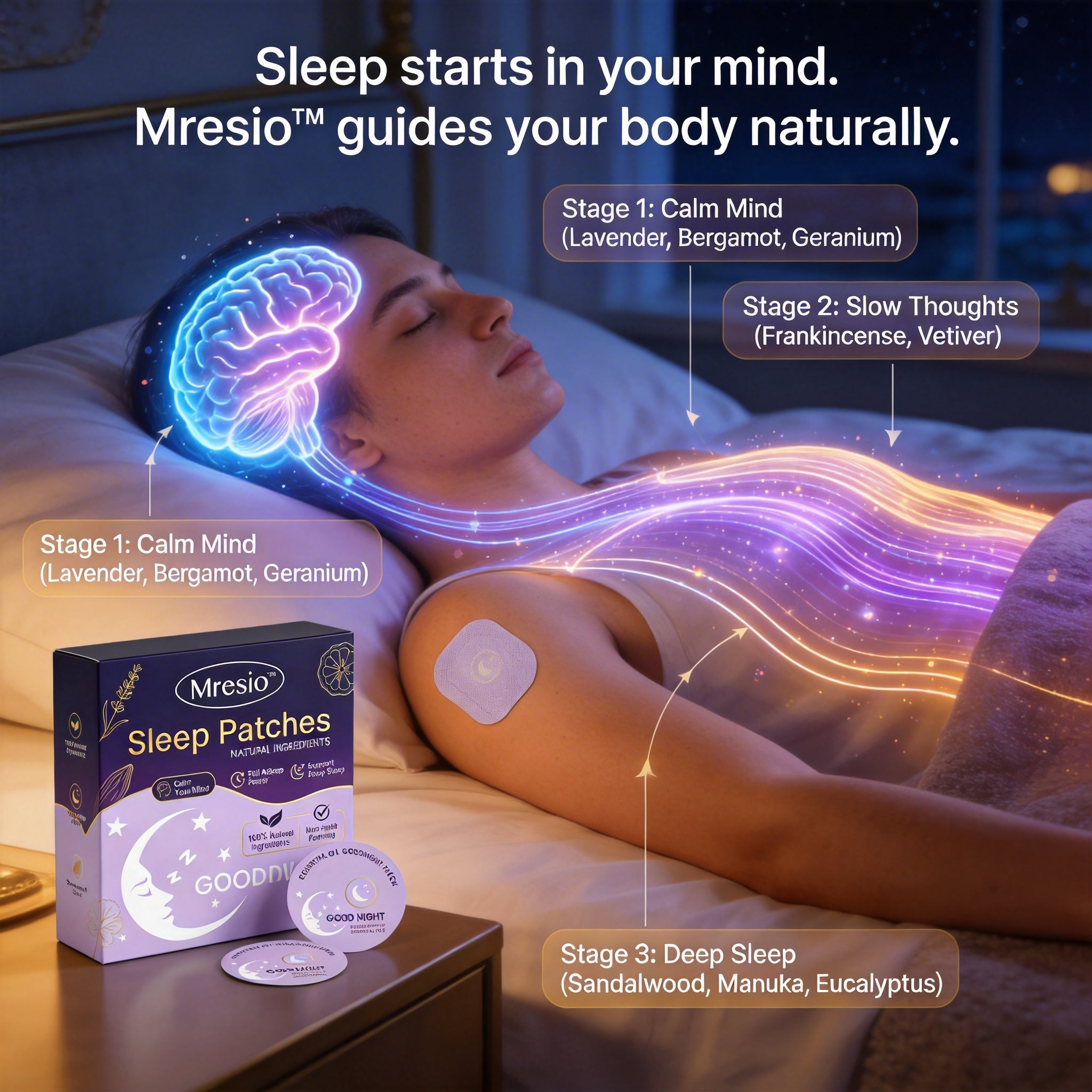 Sleep Patches — Fall Asleep in Minutes, Without Pills