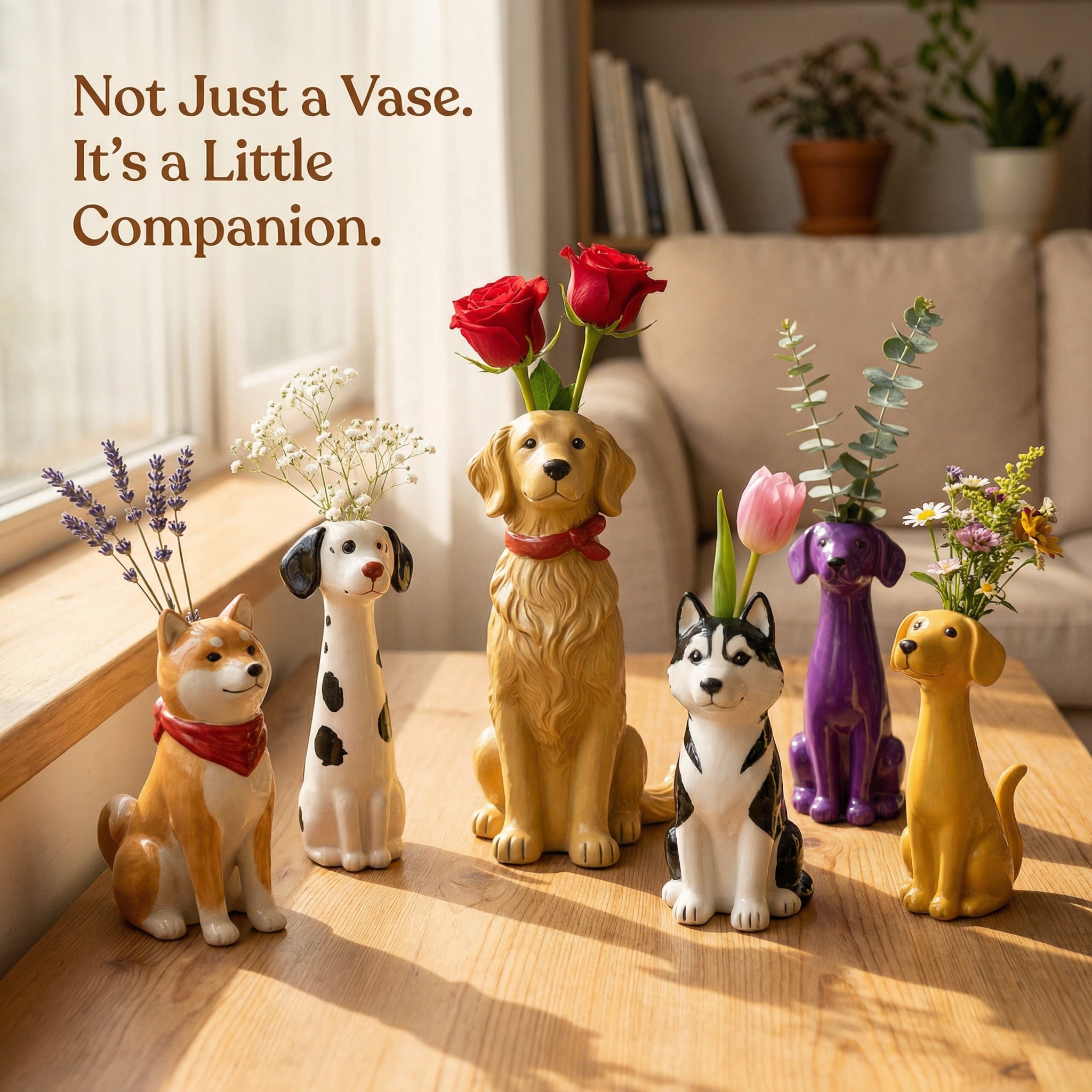 Not Just a Vase — A Little Dog That Keeps You Company