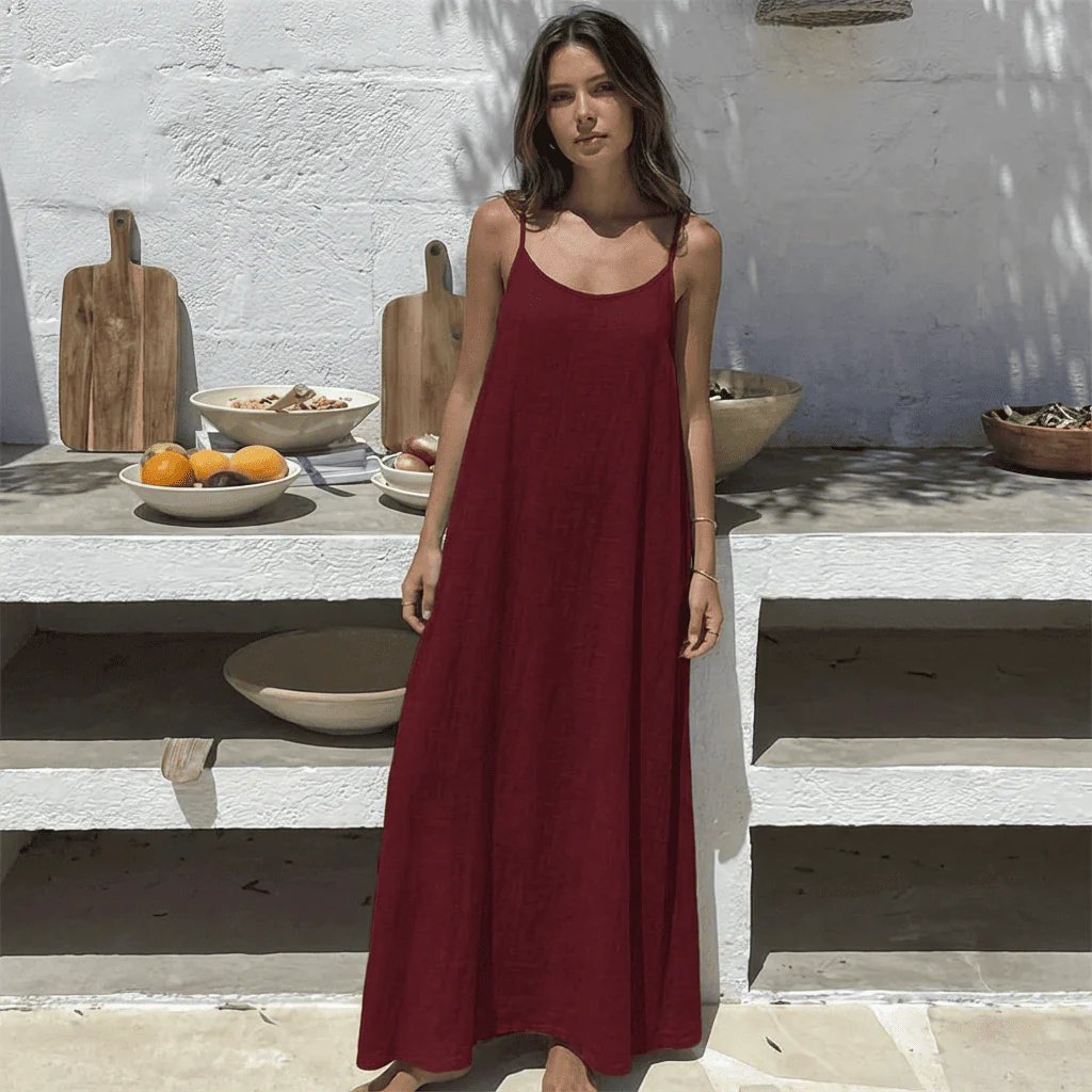 Feel Irresistible✨Together — Elegant Backless Cami Dress for Romantic Moments(Buy 3 Free Shipping)